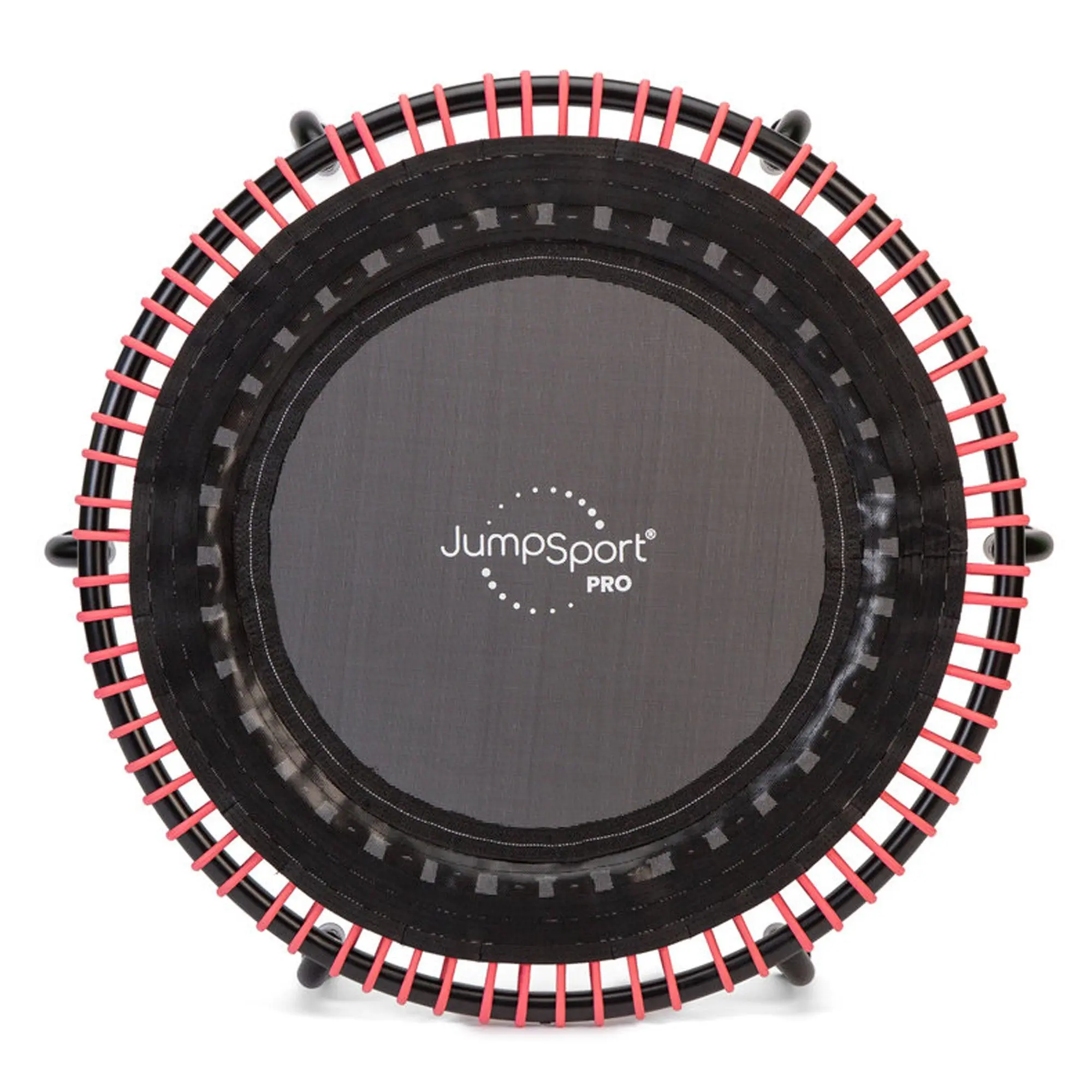 JumpSport 350 PRO 39 Inch Fitness Trampoline with Pink EnduroLast Elastic Cords JumpSport 350 PRO 39 Inch Fitness Trampoline with Pink EnduroLast Elastic Cords