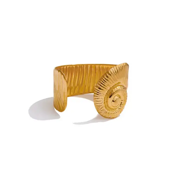 Statement Shell Bangle