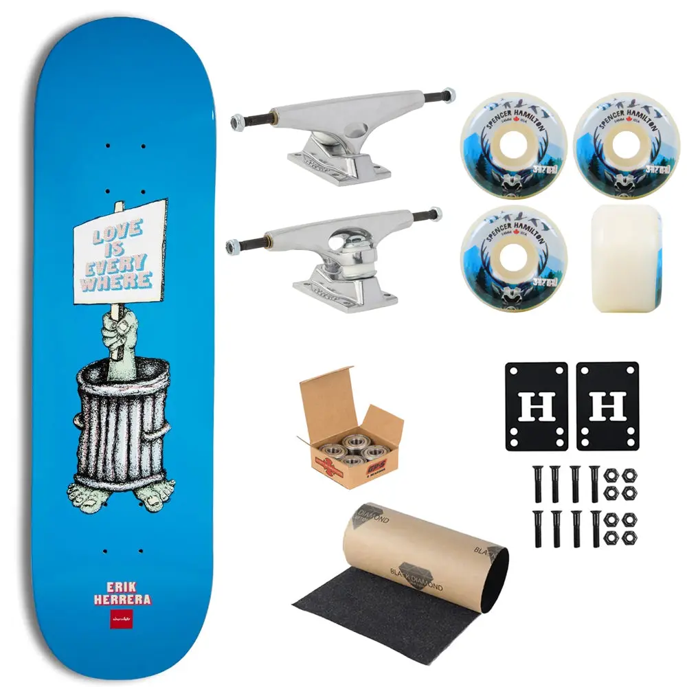 Chocolate Premium Complete Skateboard Herrera World is Yours 8.5" Ft. Krux/Satori/Independent