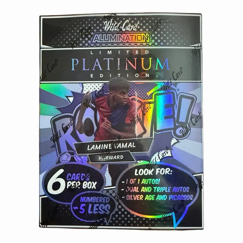 Wild Card Comix Lamine Yamal Platinum Rookie Edition - TikTok Shop
