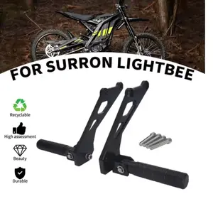 CNC Rear Foot Peg Bracket – Sur-Ron Light Bee X / S, Segway X160 X260 Electric Dirt Bike Footrest Mounting Kit