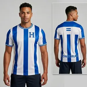 Honduras Soccer Jersey Lightweight Breathable Football Shirt Men Women Unisex National Team Fan Jersey Sportswear