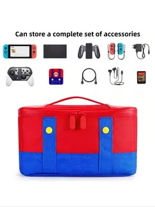 Switch Storage Bag Oled Protection, Full Charging Base, Large Capacity Ns Portable Case, Anti-Drop Card Holder, Fits Switch Accessories