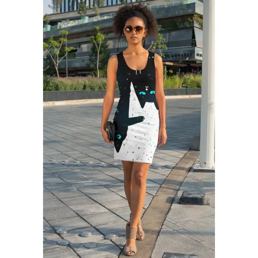Space Cat 3 Sublimation Cut & Sew Dress - Bold, Stylish & Comfortable