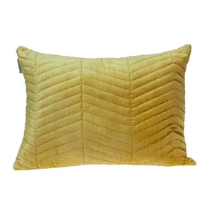 Parkland Collection PILL21233P Somin Transitional Yellow Rectangle Throw Pillow