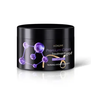 Honlink Collagen Gloss Treatment SPA Hair Care-Repair Argan Oil Collagen Keratin Nursing Hydrotherapy Moisturizing Hair Care For All Hair Types