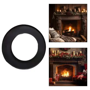 Stove Pipe Trim Collar Accessory Durable Stainless Steel Chimney Rosette