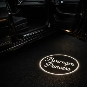 Passenger Princess LED Car Light Gift Bundle for Girlfriend – Includes Sticker & Card