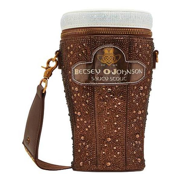 Betsey Johnson Saucy Stout Rhinestone Crossbody Bag