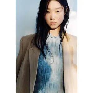 H&M Smocked peplum top