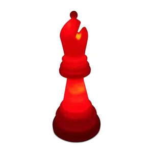MegaChess 28 Inch Perfect Bishop Light-Up Giant Chess Piece - Multi-Color LED Lights 8 Colors