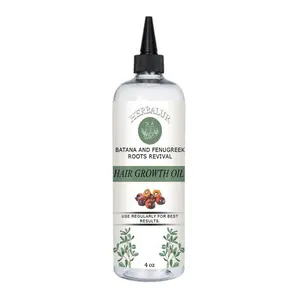 Batana & Fenugreek Root Revival Growth Oil 4 oz - Nourishing Oil for Scalp Nourishment, Strengthens Hair Follicles, Supports Healthy Hair - Haircare Lightweight Moisturizing Moisturizer Hydrate