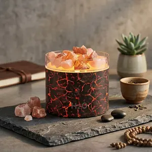 7-Color Salt Rock Humidifier for Bedroom Decor, Birthday Gift