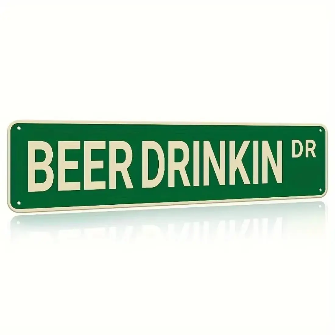 Beer Drinking Road Sign, Vintage Beer Metal Sign, Wall Art Decor for Bar, Kitchen, Pub & Man Cave, Garden Decoration, Yard Sign, Home Bar Decor, Bar Signs For Home Bar