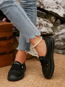 Women's Soft Sole PU Leather Sneakers, Sports Shoes, One-Click Lazy Flat Shoes, 2026 New Commuter Versatile Student Shoes, Comfortable Casual Footwear, Walking Shoes, Trendy Trainers