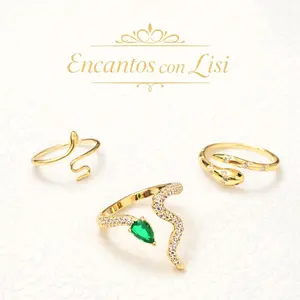 Anillos abiertos de serpientes. Laminado de alta calidad