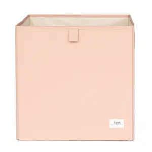 3 Sprouts Recycled Fabric Cube Storage Bin - 13 Inch Collapsible Organizer for Cube Shelving Systems, Kids Cubby Bins