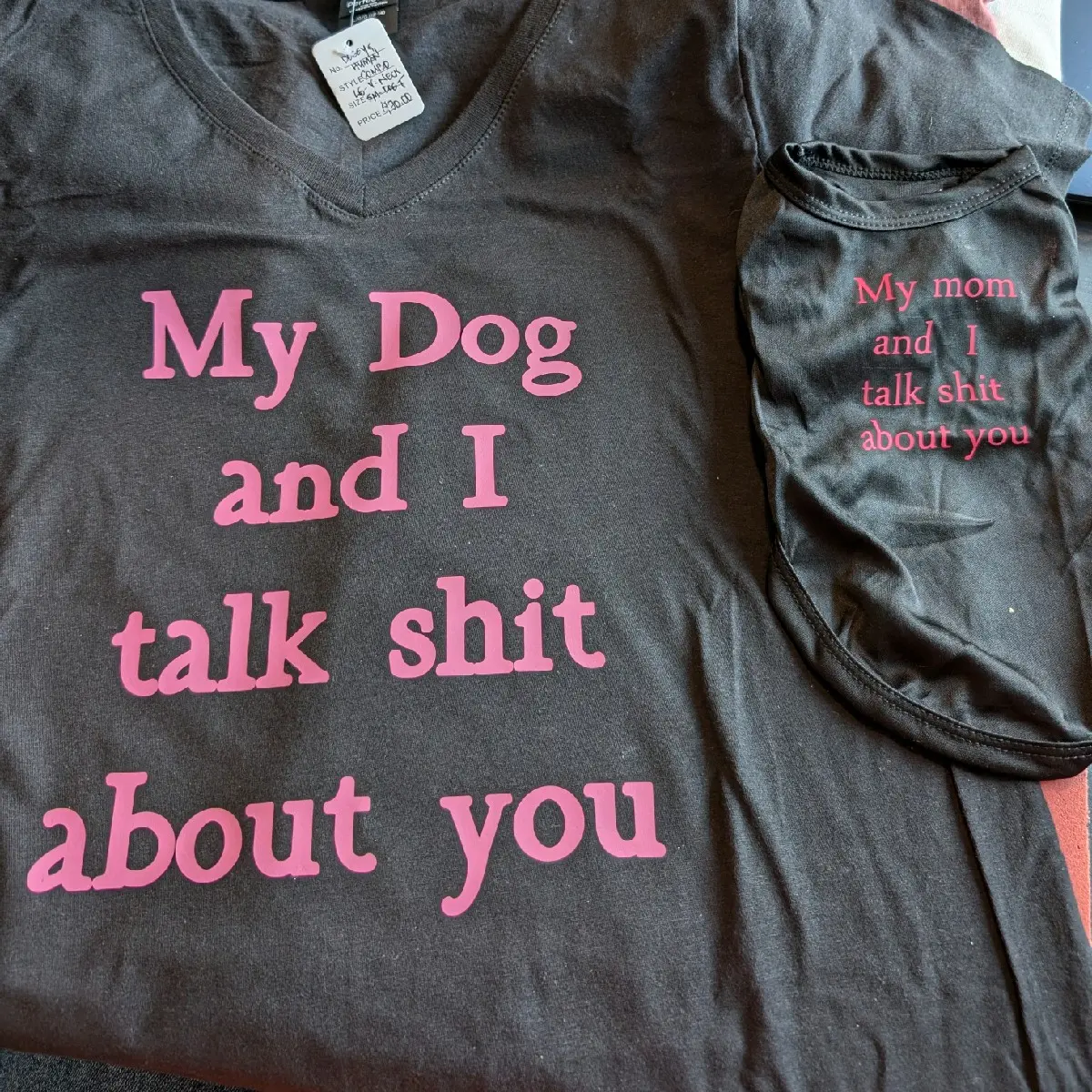Matching doggy / hooman shirt sets Bandana Furry Love Clothing