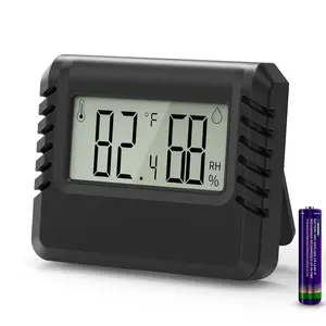 Indoor Thermometer Hygrometer for , Room Thermometer Humidity Meter with Accurate Temperature Humidity Sensor for Greenhouse  Room Office