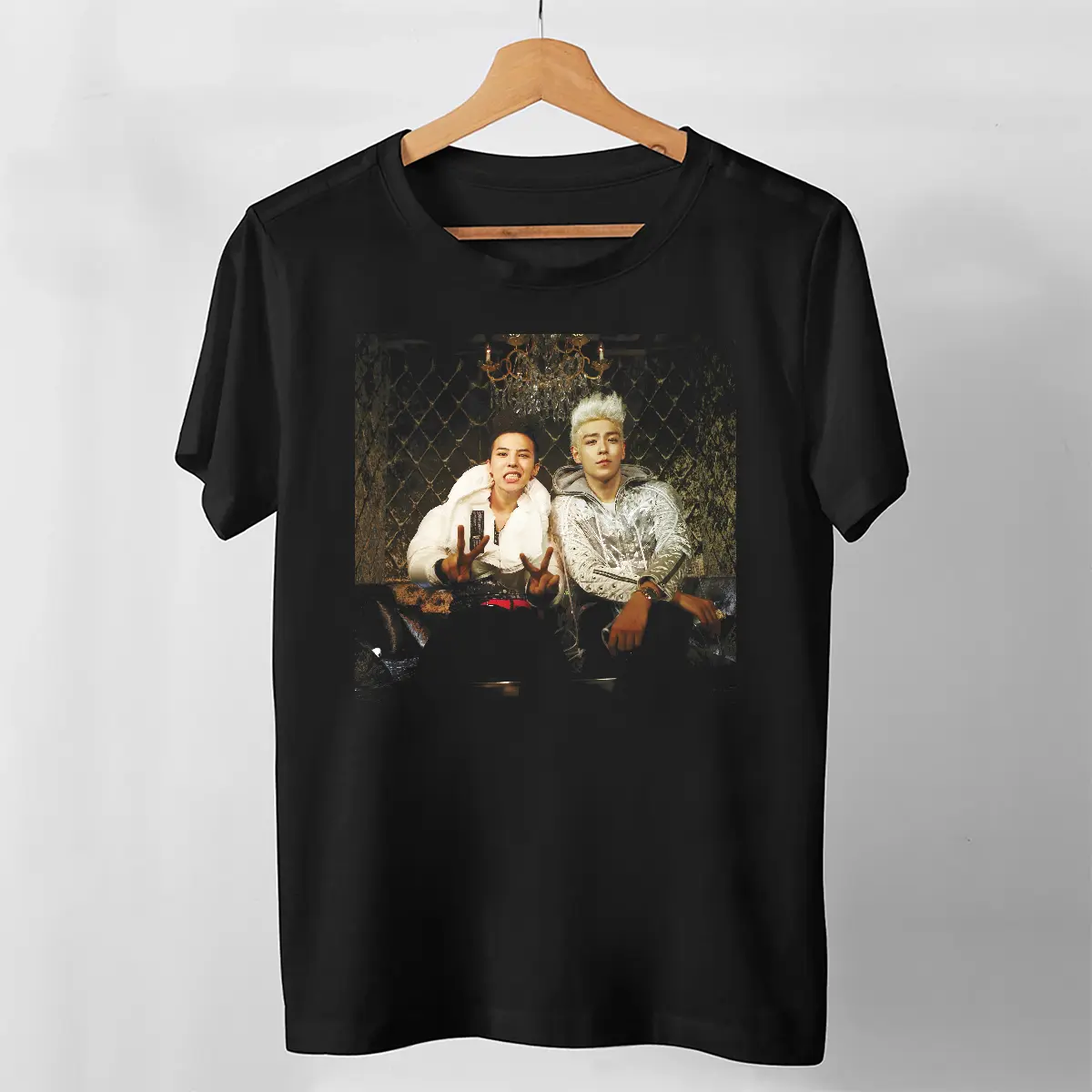 Bigbang Gdtop Kpop Big Bang Top G Dragon 43 Tee Shirts Mens