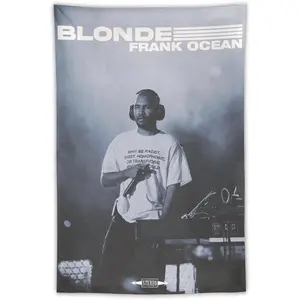 Franks Oceans Blond Album Tapestry Racing Tapestry Wall Hanging Poster Art for Bedroom Living Room College Dorm Decor 40"x60"