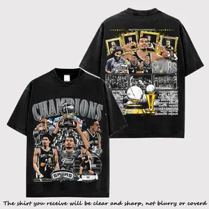 Spurs Champion 2026 Premium Cotton Shirt , Victor Wembanyama Fans, The Alien Fans, Dylan Harper Fans, Stephon Castle Fans, Spurs Nation Fans, French Vanilla Shirt, Basketball Shirt, Game Day Fit