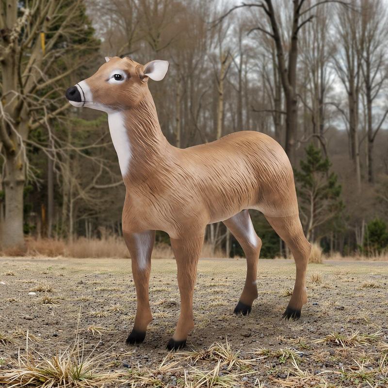 VEVOR Deer Decoy Outdoor Realistic Durable Doe Decoys for Hunting Foldable Legs 1-Pack VEVOR Deer Decoy Outdoor Realistic Durable Doe Decoys for Hunting Foldable Legs 1-Pack