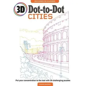 USED Book - 3D Dot to Dot Cities (Paperback) - english