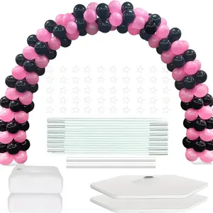 21ft Balloon Arch Stand Kit, Free Combination in Width and Height (e.g. 10ft X 7.5ft), Convenient to Assemble and Disassemble for, Wedding, Christmas, Holidays & Graduation Decorations(No Balloons Included)