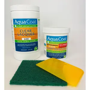 Finishing Kits - High Performance Clear Grain Filler and Clear Lacquer