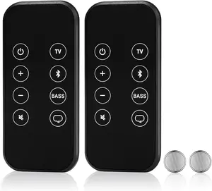 2 Packs Remote Control for  Solo 5 10 15 Series II TV Sound System, for 418775 431974 845194 838309-1100 740928-1120, for  5 10 15 Series II TV Speaker and Solo Soundbar Series II wr