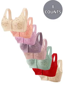 Multi-Piece Floral Bra Set, Ultimate Comfort and Support, Fashionable Design for Daily Wear, Push-Up Full Coverage, Various Sizes Available