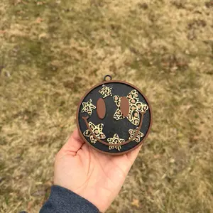 Car Freshie LEOPARD STAR FACE