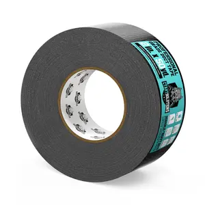 Heavy Duty Black Duct Tape, 2 In x 50 yds Per Roll, Waterproof for Outdoor Use