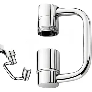 Rotatable 1440° Toddler Faucet Aerator Dual Sprayer for Bathroom Kitchen Smart Face Washing Tap Head Replacement sink faucet attachment spray rotate aerator extender outdoorfun filter