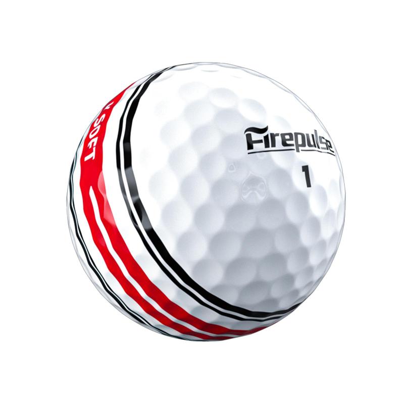 Firepulse X SOFT Golf Ball | 2-piece Construction | Surlyn Cover | White | 360 Track Alignment | 12count(1dozen)