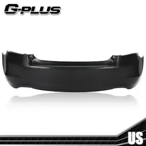 Fit For 2008-2012 Honda Accord V6 Sedan Black Rear Bumper Cover Replacement