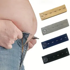 Random Color  Waist Extension Buckle, 4pcs Waistband Extension Buckle for Pregnant Women, Minimalist Button Closure, Sewing Accessories