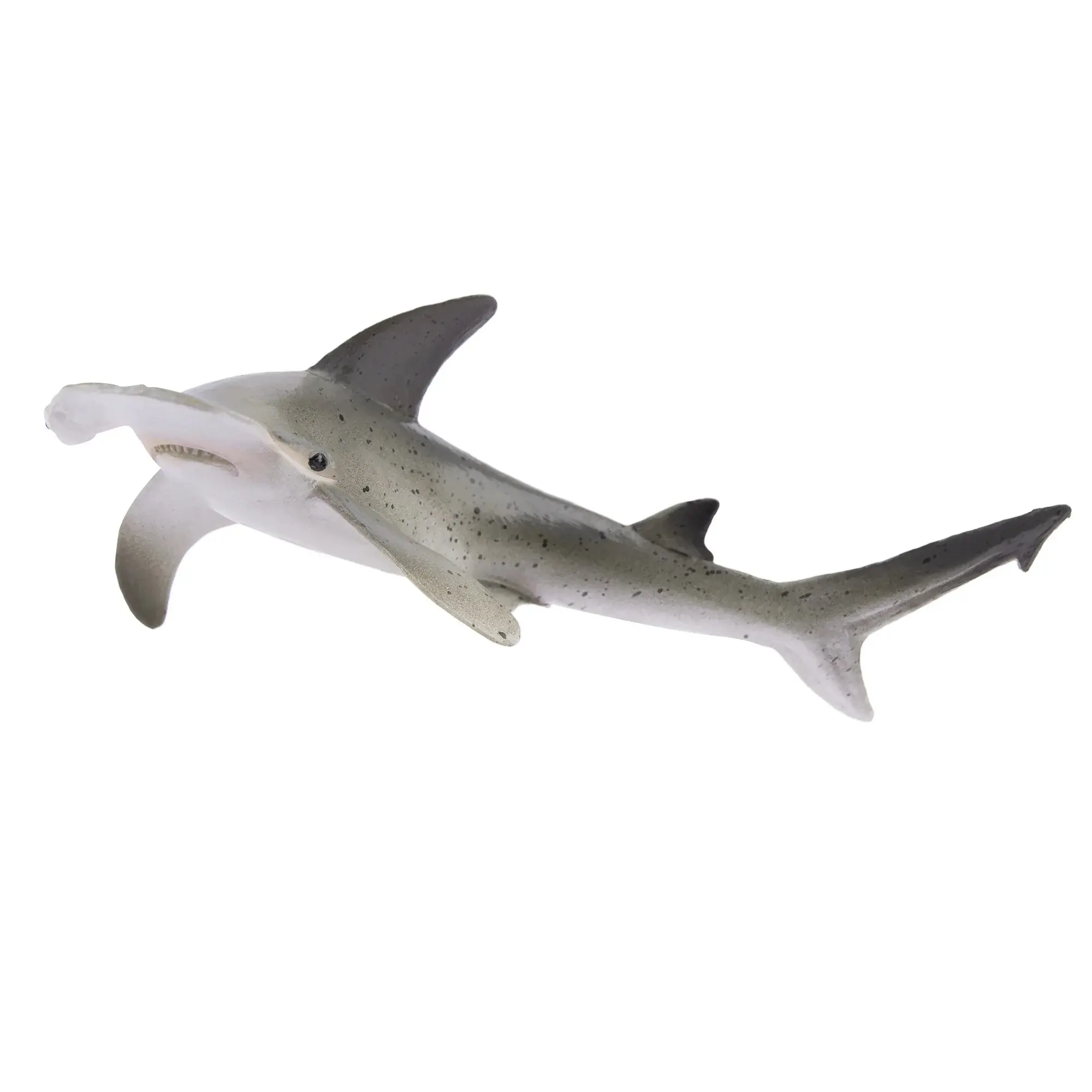 Toymany Hand-Painted Bonnethead Hammerhead Shark Figurine – Realistic Marine Animal Model, Perfect for Early Education, Montessori Sensory Play, Cake & Party Decorations, Desk & Home Décor, Thoughtful Gifts, and Collectible Figurine
