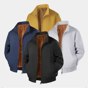 Men's Stylish and Functional Clothing, Comfortable Versatile Everyday Wear, Trendy Practical Design, Enhances Personal Style, Perfect for Various Scenarios, Durable Easy Care everyday winter wear warm fleece jacket trendy coat men jacket short winter outd
