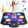 Merach Dance Mat Bluetooth Electronic Dance Pad with Light-up 6-Button 8-Button Built-in Music Dance Game Toy Gift for Kids Girls Boys 3-12 Years Old Summervibes