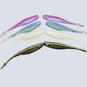 Rizzler Lifelike Pintail Bait for Striper, Bass & Hybrid - 4” QTY 6 - Soft Plastic, Limited Stock, Hot Seller!