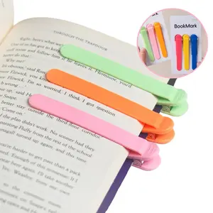 3-pcs automatic bookmarks, silicone smart bookmarks, cute and unique bookmark holders, suitable for women, men, children, teachers, reading enthusiasts, book page holders, bookmark holders, reading accessories, gifts for book lovers
