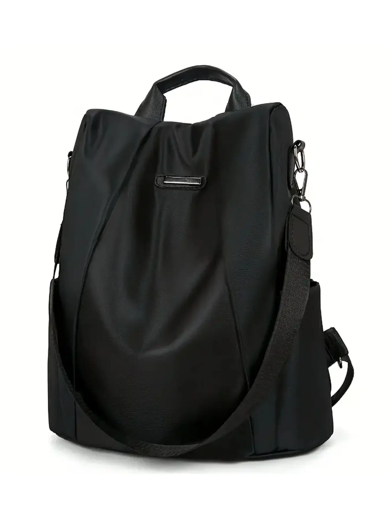 Women's Multifunctional Backpack, Casual Solid Color Book Bag, Detachable Shoulder Strap, Large Capacity Travel Bag, Usa Style
