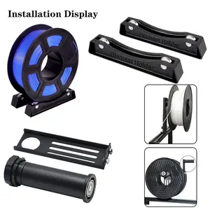 2 Styles (8pcs) 3D Printer Filament Spool Holder, Rotatable Bearing Mount, Compatible with Sidewinder X1/ender 3/cr10/pla/abs/tpu Series