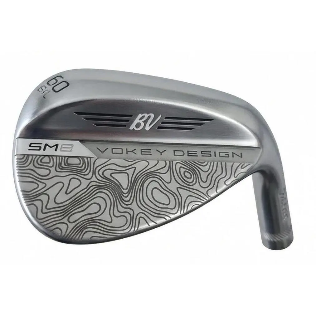 Custom Titleist Vokey SM8 Wedge - Deep Topographic Map Engraving -  60 Degree RH Wedge