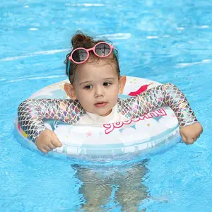 High-Quality Cartoon Kids Swim Ring, Dual Airbags Anti-Tip, Thick Eco-Friendly Material, Baby Pool Play, Special Clearance, 2 Sizes Available
