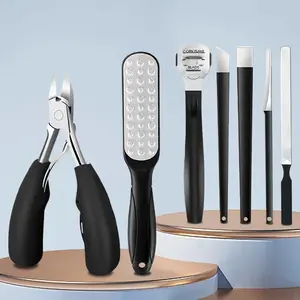 9Pcs Premium Stainless Steel Pedicure Kit - Professional Foot Spa Tools for Callus, Corn & Dead Skin Removal, Cuticle Trimmer & Nail Grooming - At-Home Manicure Pedicure Solution for Soft, Healthy Feet