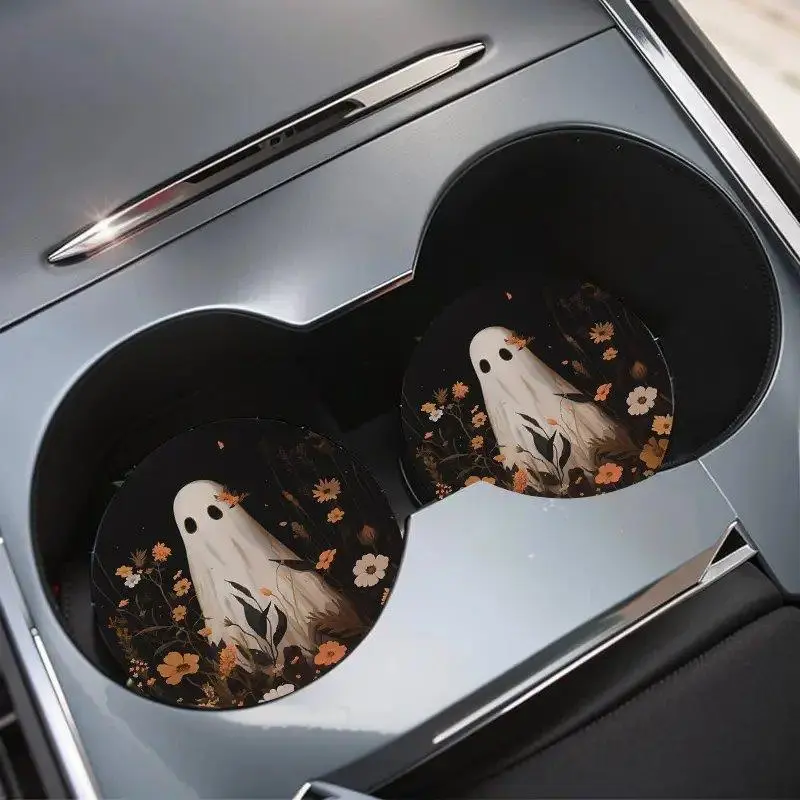 Car Cup Holder Pad, Car Cup Holder Coaster, Car Interior Decoration Accessories for Women & Men, Car Interior Accessory, Automotive Decorative Accessories, Perfect Holiday Decoration and Gift, Car Trinkets, Car Interior Decorative