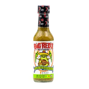 Big Red's Green Chili Avocado Hot Sauce 5 oz Bottle